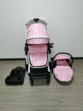 Load image into Gallery viewer, Pram, Capsule & ISOFIX Base Pink PREORDER