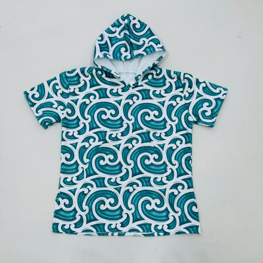 Kids Microfibre Hooded Poncho Towel