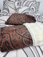 Kids faux fur Blanket & Pillowcase (the background blanket and pillows are not included)