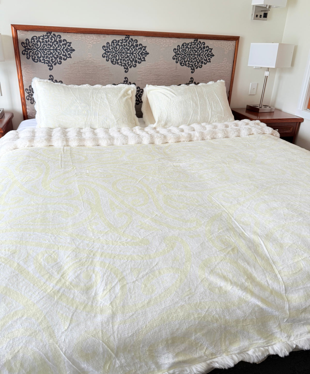 Adult Faux Fur Blanket and 2 pillowcases NO AUSSIE SHIPPING