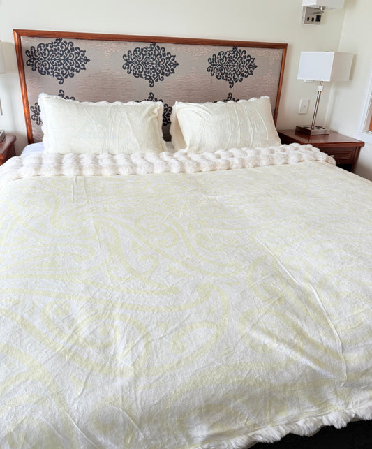 Adult Faux Fur Blanket and 2 pillowcases NO AUSSIE SHIPPING