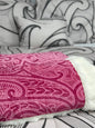 Kids faux fur Blanket & Pillowcase (the background blanket and pillows are not included)
