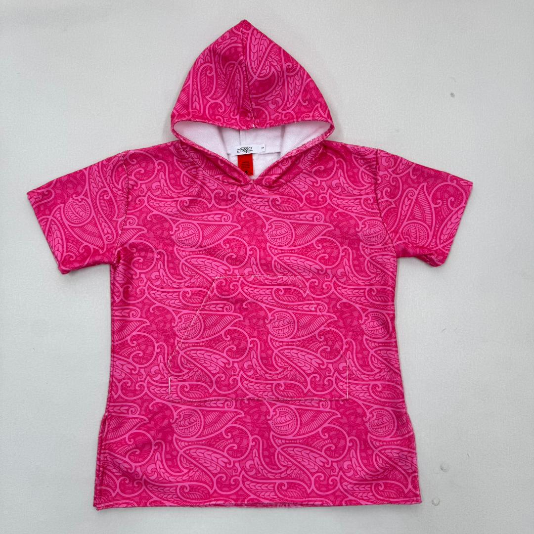 Kids Microfibre Hooded Poncho Towel