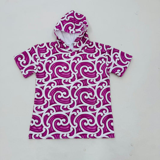 Kids Microfibre Hooded Poncho Towel