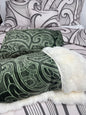 Kids faux fur Blanket & Pillowcase (the background blanket and pillows are not included)
