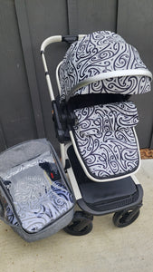 PREORDER Pram,Capsule & ISOFIX Combo DROP DOWN OPTION FOR PINK OR BLACK